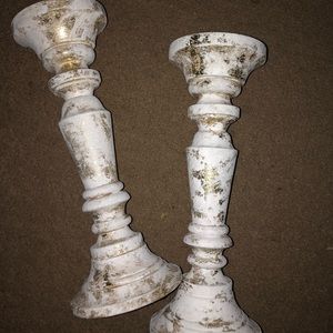Rustic Candle Holders
